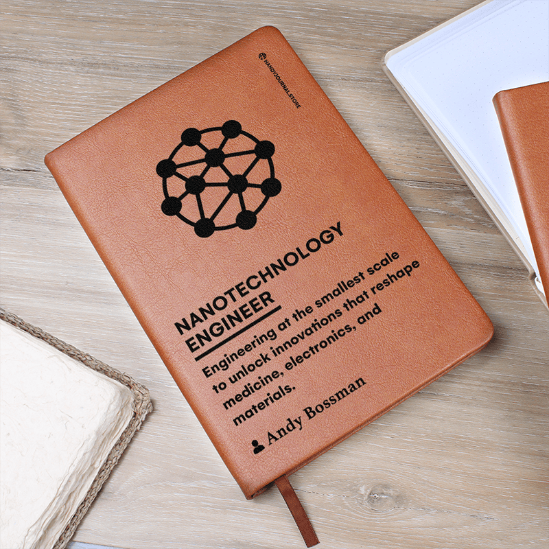 Pic 5 copy Customized Premium Leather Journal for Nanotechnology Engineers - Image 6