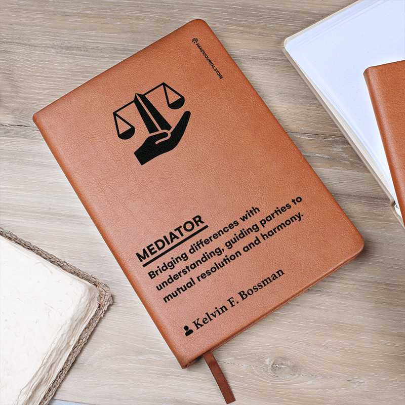 Pic 5 copy Customized Premium Leather Journal for Mediators - Image 6