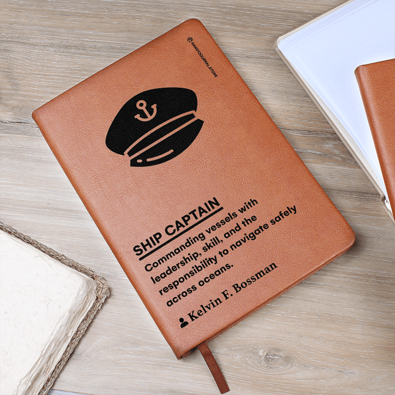 Pic 5 copy Customized Premium Leather Journal for Ship Captains - Image 6
