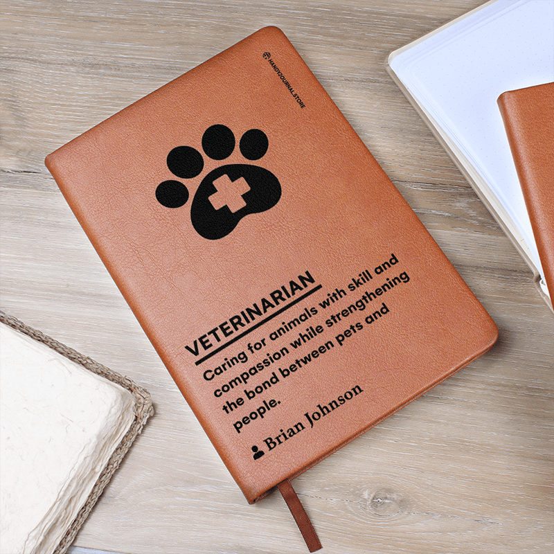 Pic 5 copy Customized Premium Leather Journal for Veterinarians - Image 6