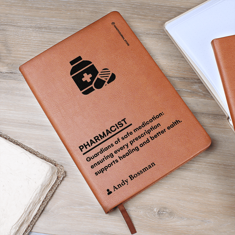 Pic 5 copy Customized Premium Leather Journal for Pharmacists - Image 6