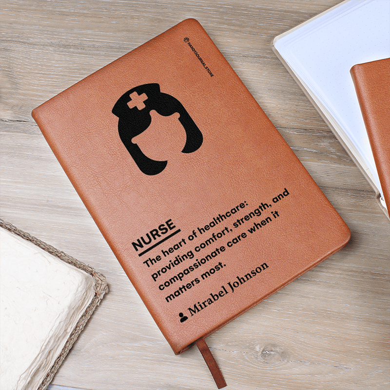 Pic 5 copy Customized Premium Leather Journal for Nurses - Image 8