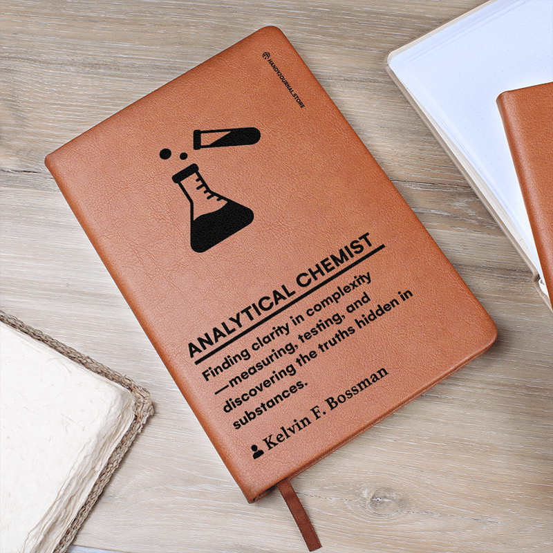 Pic 5 copy Customized Premium Leather Journal for Analytical Chemists - Image 6