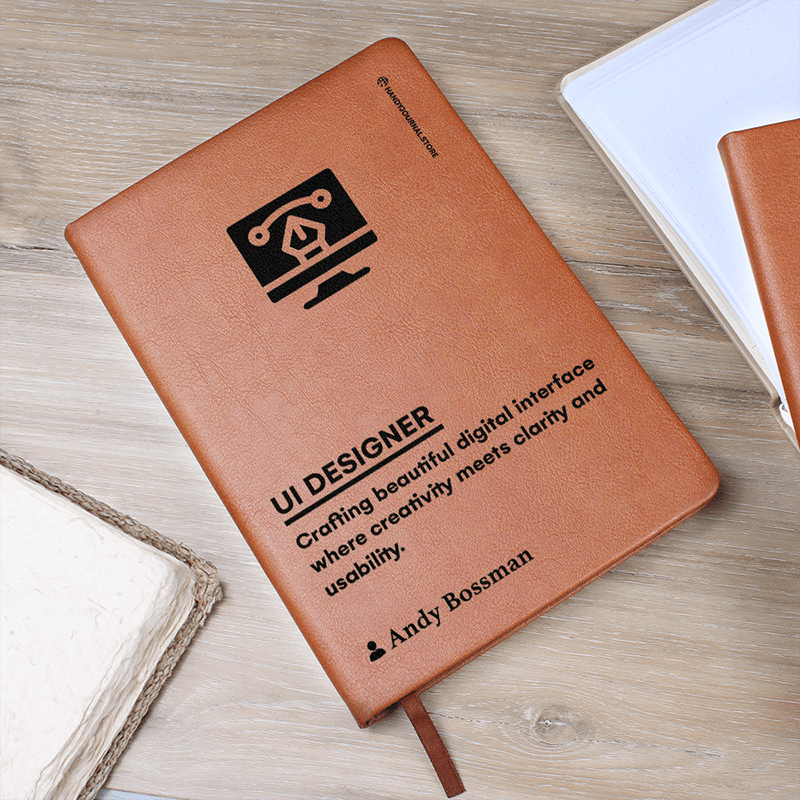 Pic 5 copy Customized Premium Leather Journal for UI Designers - Image 6