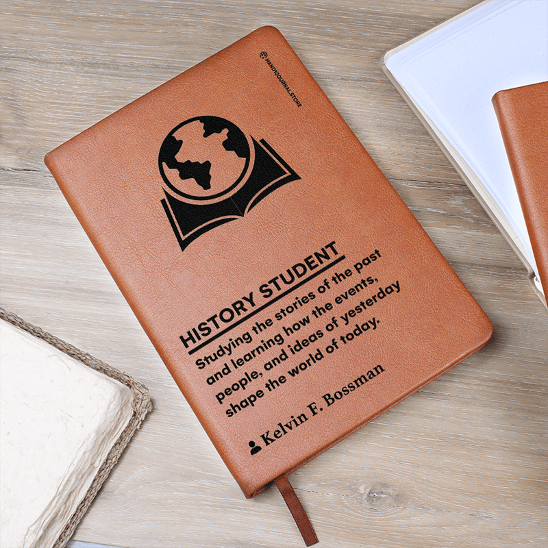 Pic 5 copy Customized Premium Leather Journal for History Students - Image 6