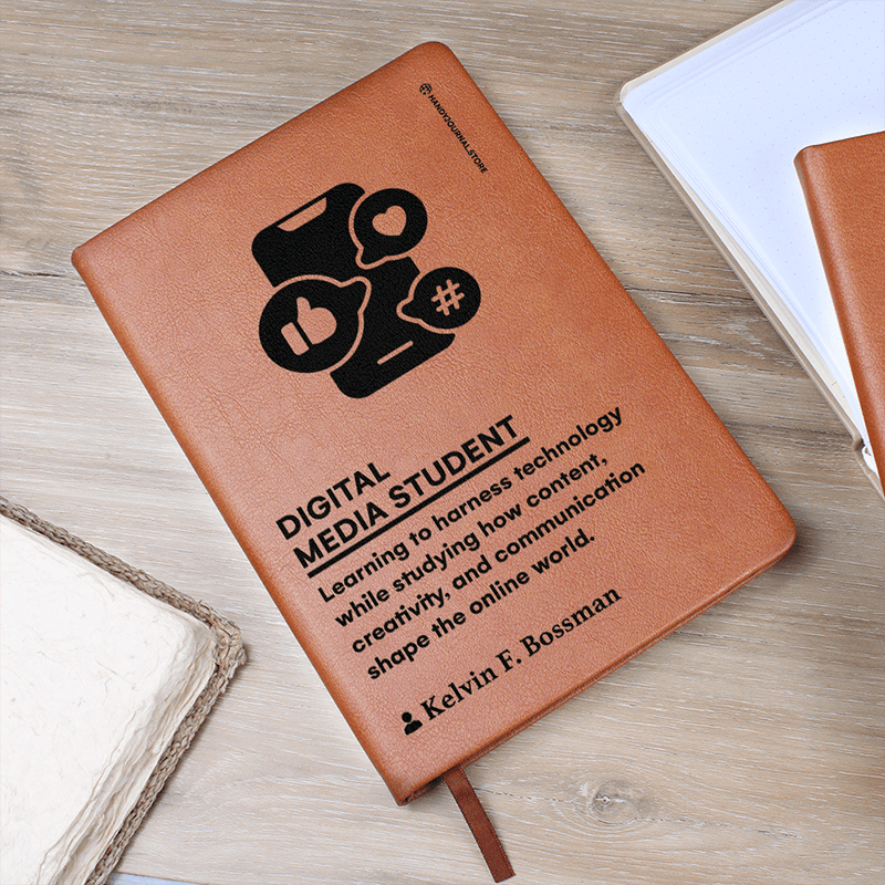 Pic 5 copy Customized Premium Leather Journal for Digital Media Students - Image 6