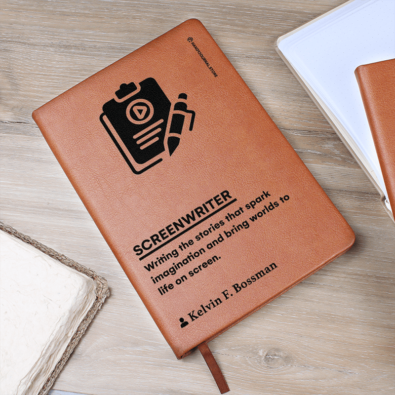 Pic 5 copy Customized Premium Leather Journal for Screenwriters - Image 6