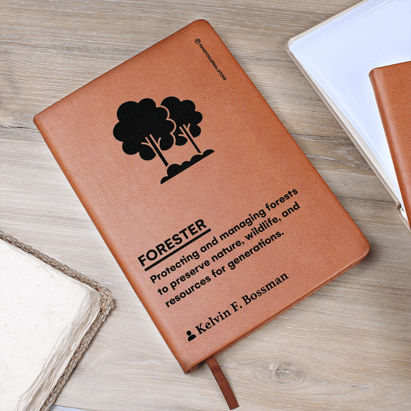 Pic 5 copy Customized Premium Leather Journal for Foresters - Image 6