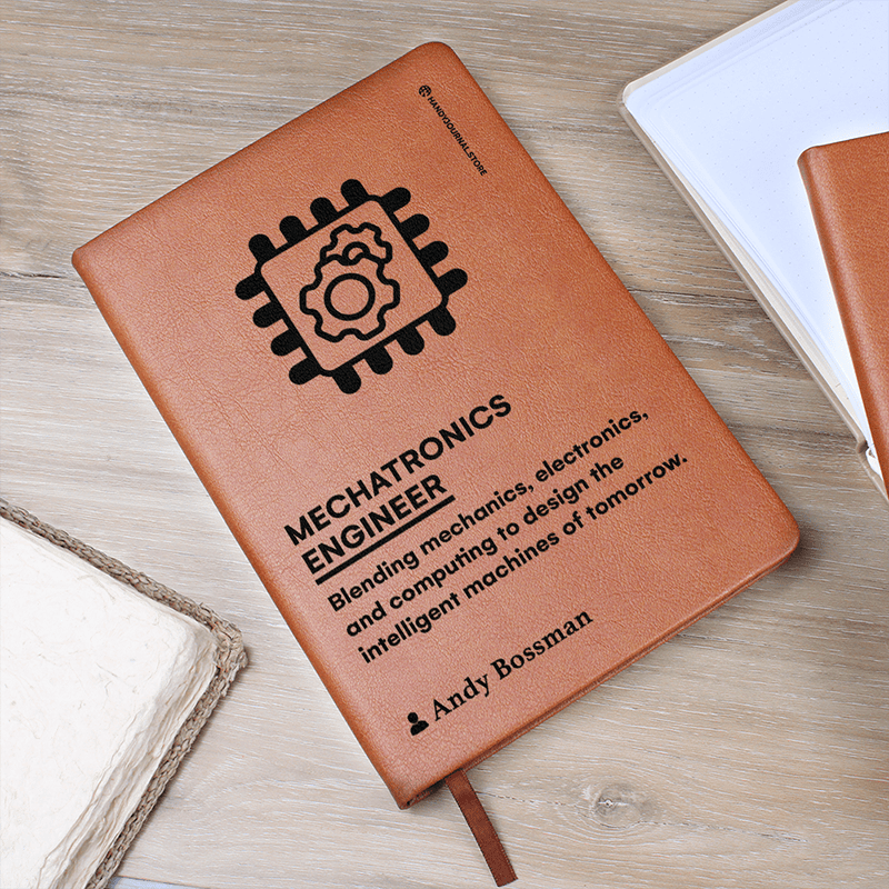 Pic 5 copy Customized Premium Leather Journal for Mechatronics Engineers - Image 6