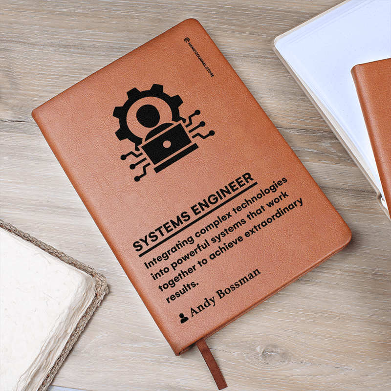 Pic 5 copy Customized Premium Leather Journal for Systems Engineers - Image 6