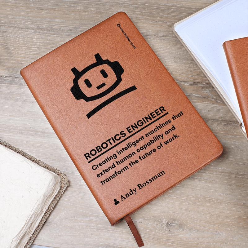 Pic 5 copy Customized Premium Leather Journal for Robotics Engineers - Image 7