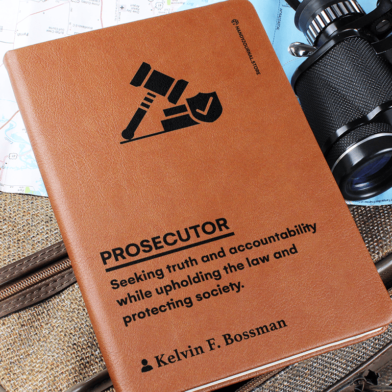 Pic 6 copy Customized Premium Leather Journal for Prosecutors - Image 7