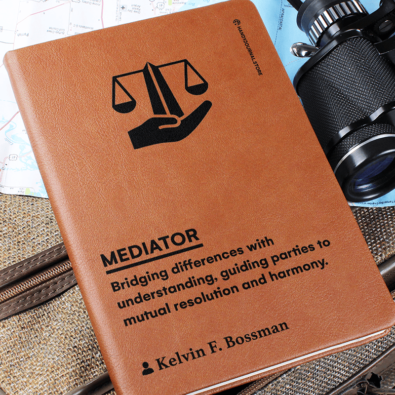 Pic 6 copy Customized Premium Leather Journal for Mediators - Image 7