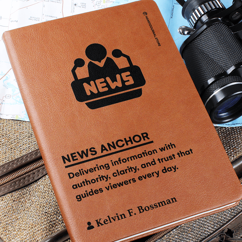 Pic 6 copy Customized Premium Leather Journal for News Anchors - Image 7