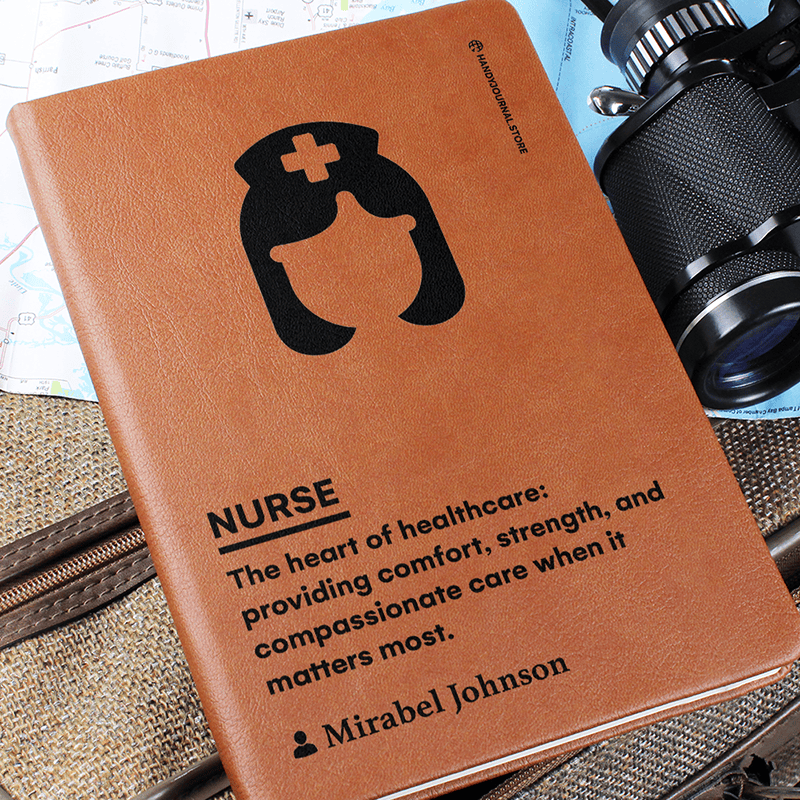 Pic 6 copy Customized Premium Leather Journal for Nurses - Image 6