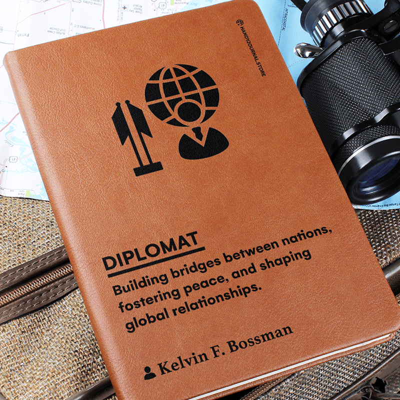 Pic 6 copy Customized Premium Leather Journal for Diplomats - Image 7