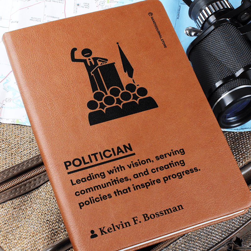 Pic 6 copy Customized Premium Leather Journal for Politicians - Image 7