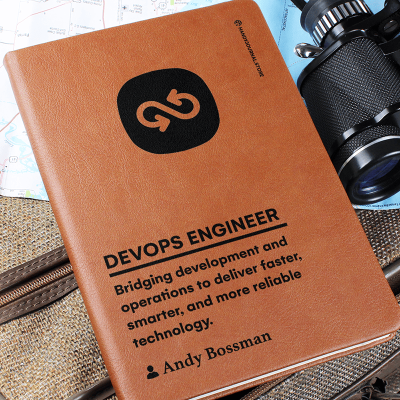 Pic 6 copy Customized Premium Leather Journal for DevOps Engineers - Image 7