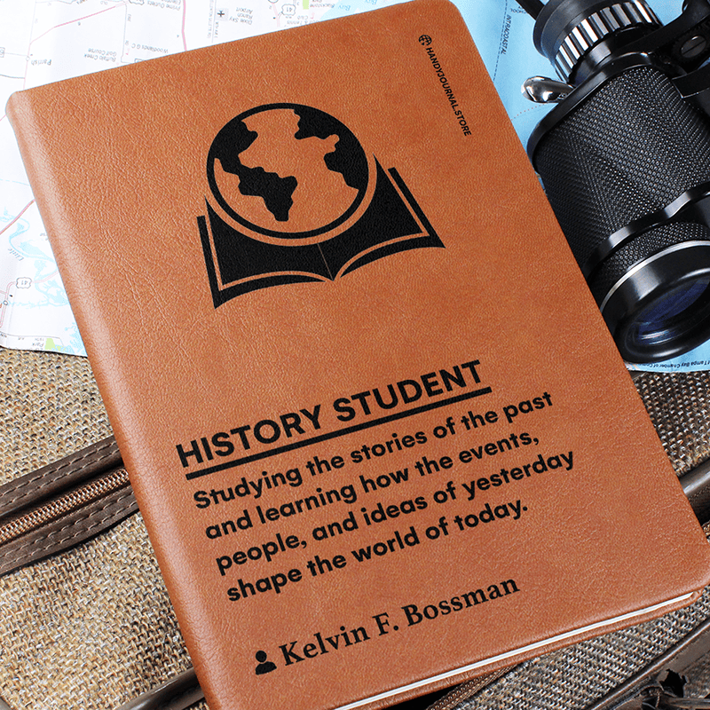 Pic 6 copy Customized Premium Leather Journal for History Students - Image 7