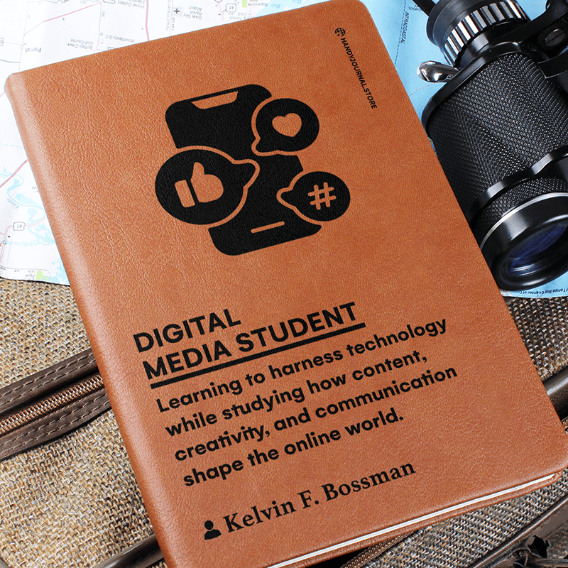 Pic 6 copy Customized Premium Leather Journal for Digital Media Students - Image 7