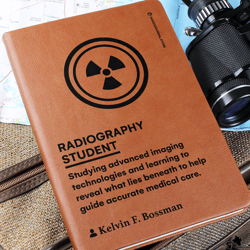 Pic 6 copy Customized Premium Leather Journal for Radiography Students - Image 7