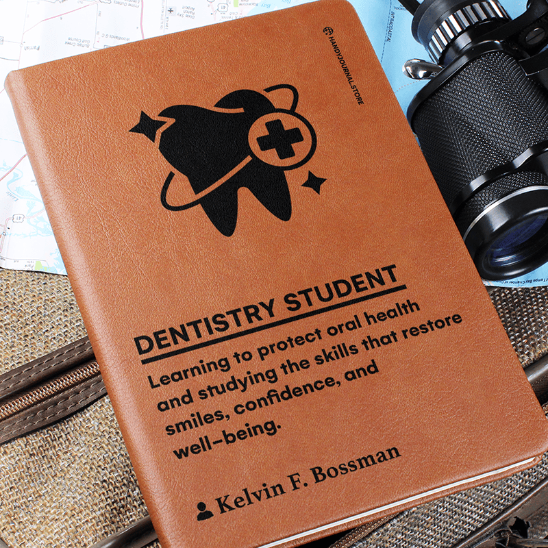 Pic 6 copy Customized Premium Leather Journal for Dentistry Students - Image 7