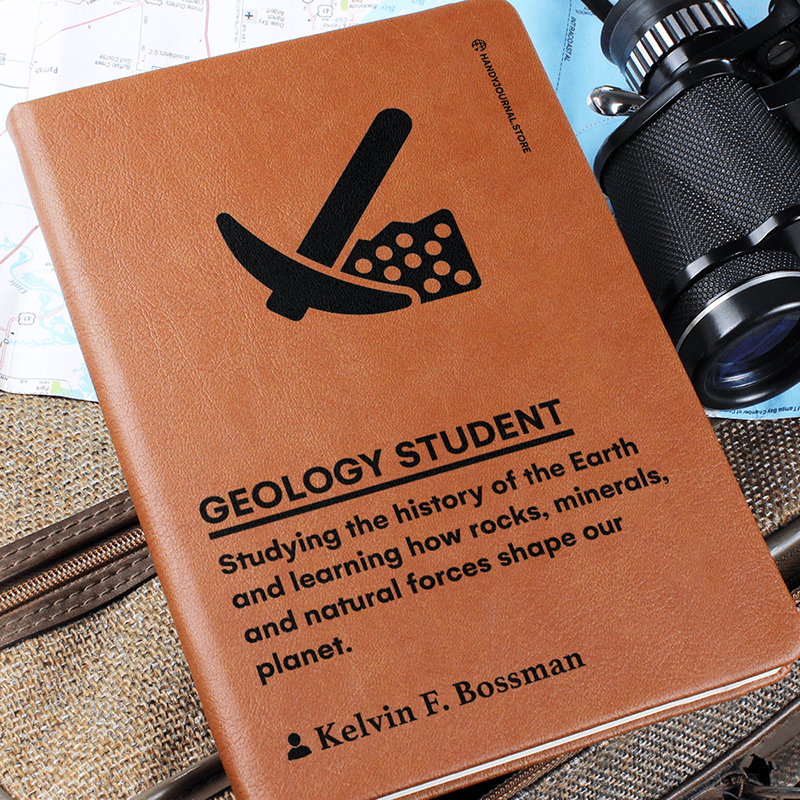 Pic 6 copy Customized Premium Leather Journal for Geology Students - Image 7