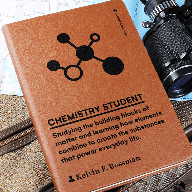 Pic 6 copy Customized Premium Leather Journal for Chemistry Students - Image 7