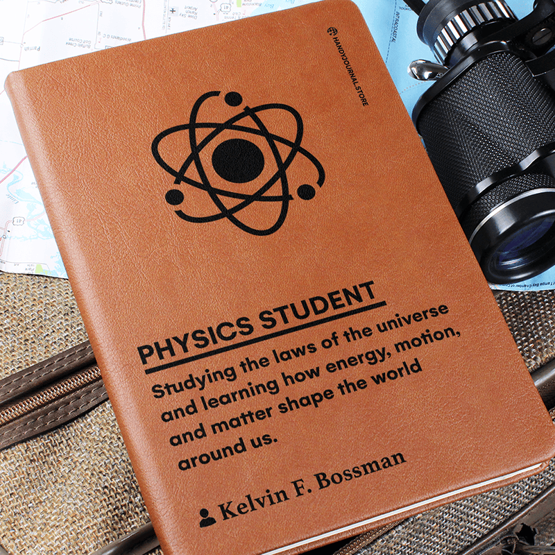 Pic 6 copy Customized Premium Leather Journal for Physics Students - Image 7
