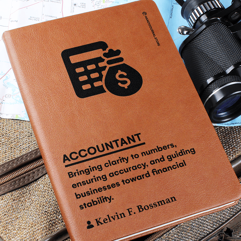 Pic 6 copy Customized Premium Leather Journal for Accountants - Image 7