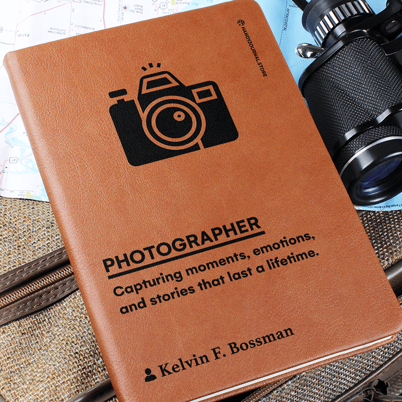Pic 6 copy Customized Premium Leather Journal for Photographers - Image 7