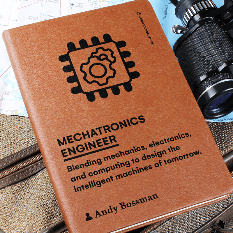 Pic 6 copy Customized Premium Leather Journal for Mechatronics Engineers - Image 7