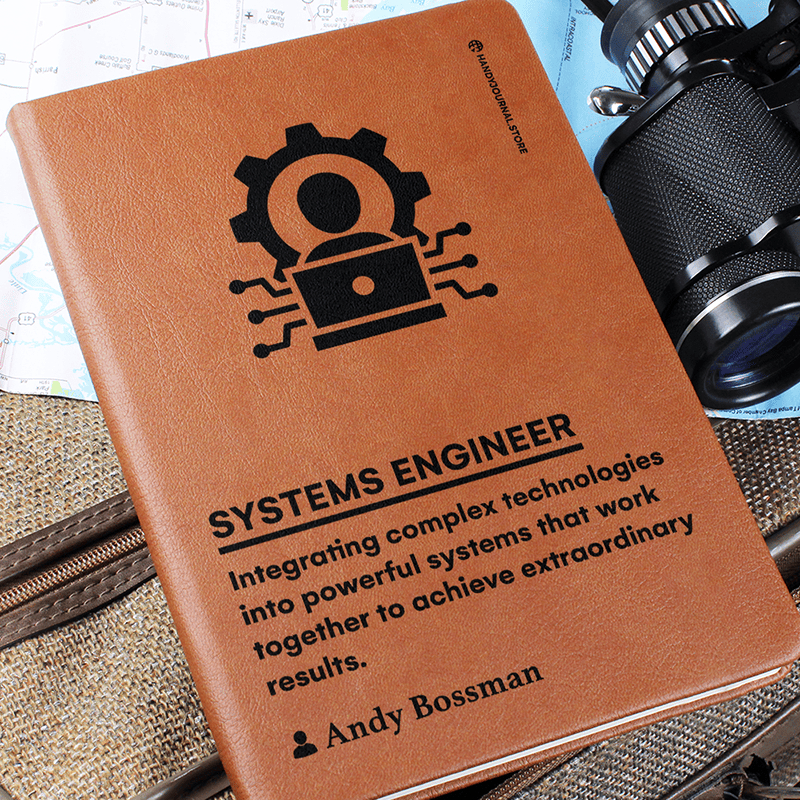 Pic 6 copy Customized Premium Leather Journal for Systems Engineers - Image 7