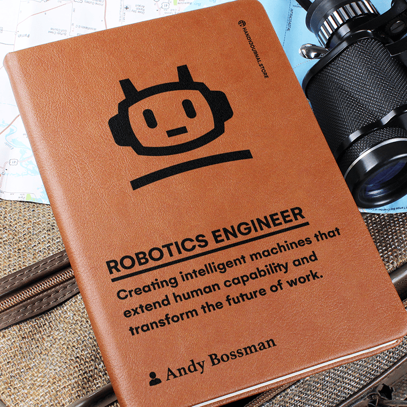 Pic 6 copy Customized Premium Leather Journal for Robotics Engineers - Image 6