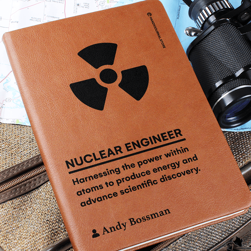 Pic 6 copy Customized Premium Leather Journal for Nuclear Engineers - Image 7