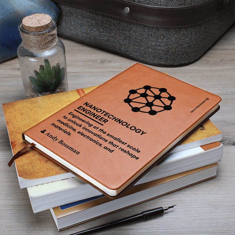Pic 7 copy Customized Premium Leather Journal for Nanotechnology Engineers - Image 8