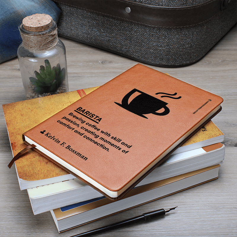 Pic 7 copy Customized Premium Leather Journal for Baristas - Image 8