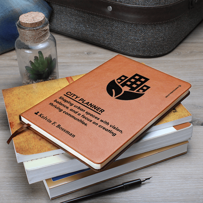 Pic 7 copy Customized Premium Leather Journal for City Planners - Image 8