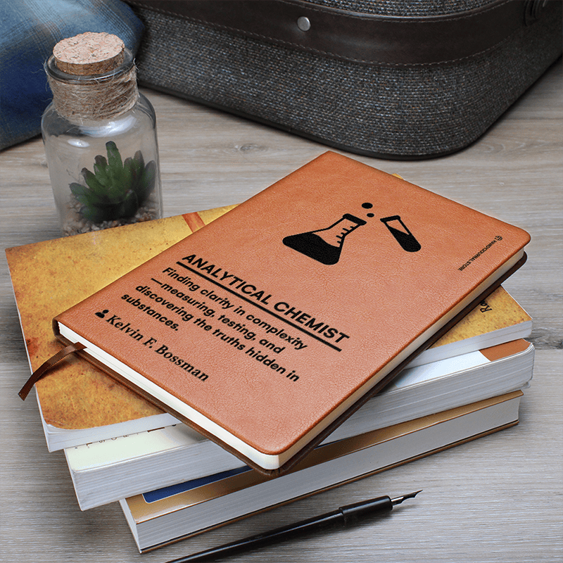 Pic 7 copy Customized Premium Leather Journal for Analytical Chemists - Image 8