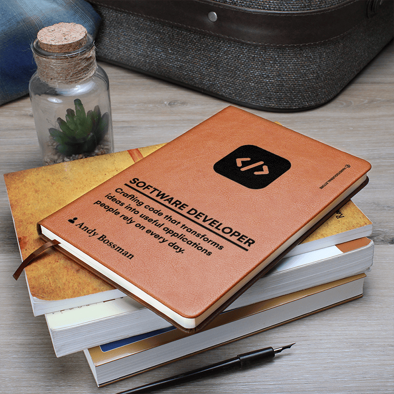 Pic 7 copy Customized Premium Leather Journal for Software Developers - Image 8