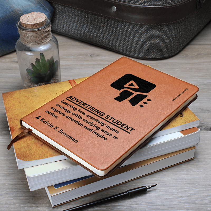 Pic 7 copy Customized Premium Leather Journal for Advertising Students - Image 8