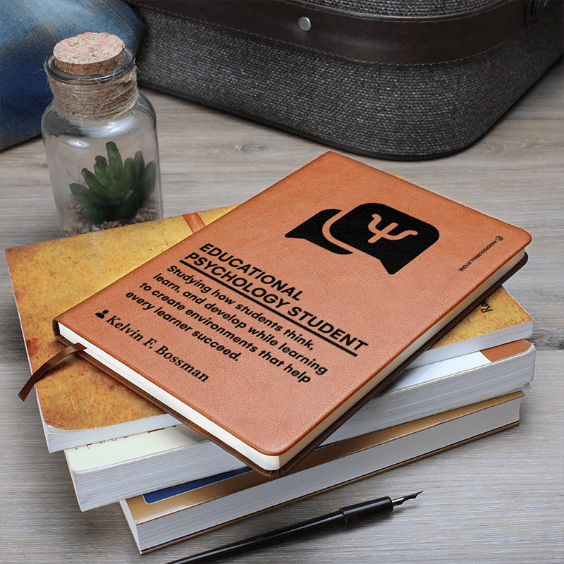 Pic 7 copy Customized Premium Leather Journal for Educational Psychology Students - Image 8