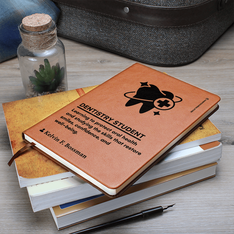 Pic 7 copy Customized Premium Leather Journal for Dentistry Students - Image 8