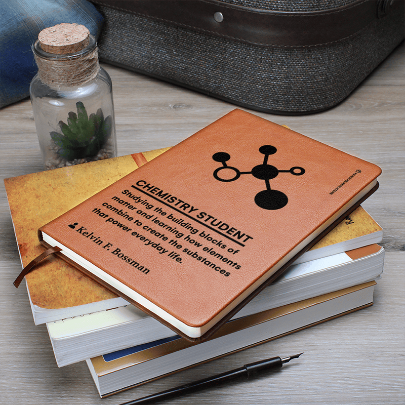 Pic 7 copy Customized Premium Leather Journal for Chemistry Students - Image 8
