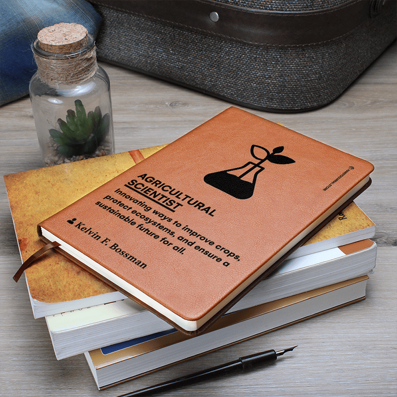 Pic 7 copy Customized Premium Leather Journal for Agricultural Scientists - Image 8