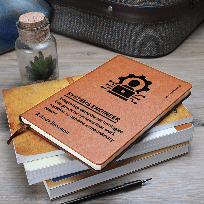Pic 7 copy Customized Premium Leather Journal for Systems Engineers - Image 8